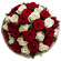 bouquet of red and white roses. Jamaica