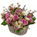 floral arrangement in a basket. Jamaica