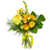 Yellow bouquet of roses and chrysanthemum. Jamaica